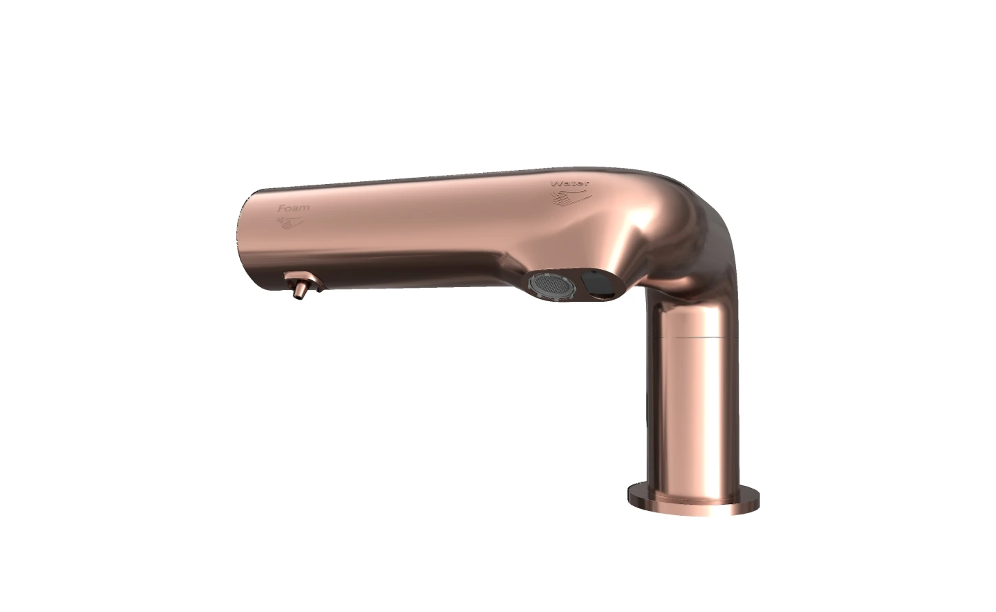 2 in 1 Sensor Tap + Soap Dispenser in Rose Gold
